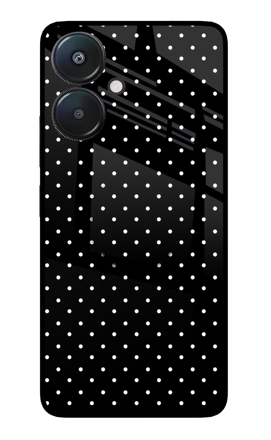 White Dots Redmi 13C 5G Pop Case by Casekaro