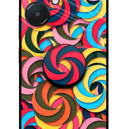 Spiral Pattern Redmi 13C 5G Pop Case by Casekaro