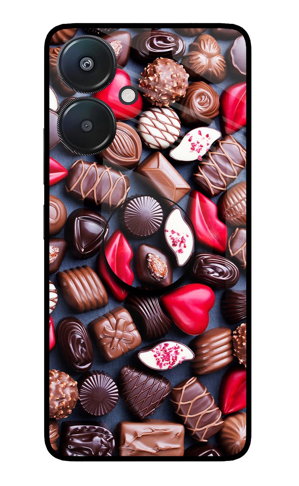 Chocolates Redmi 13C 5G Pop Case by Casekaro