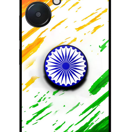 Indian Flag Ashoka Chakra Redmi 13C 5G Pop Case by Casekaro