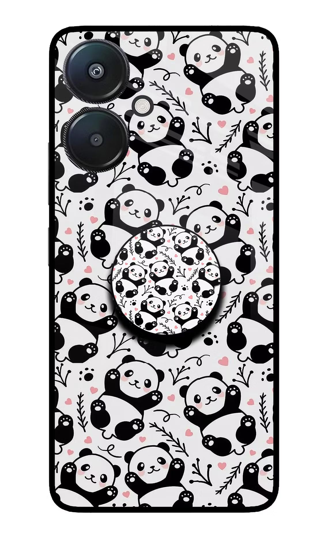 Cute Panda Redmi 13C 5G Pop Case by Casekaro