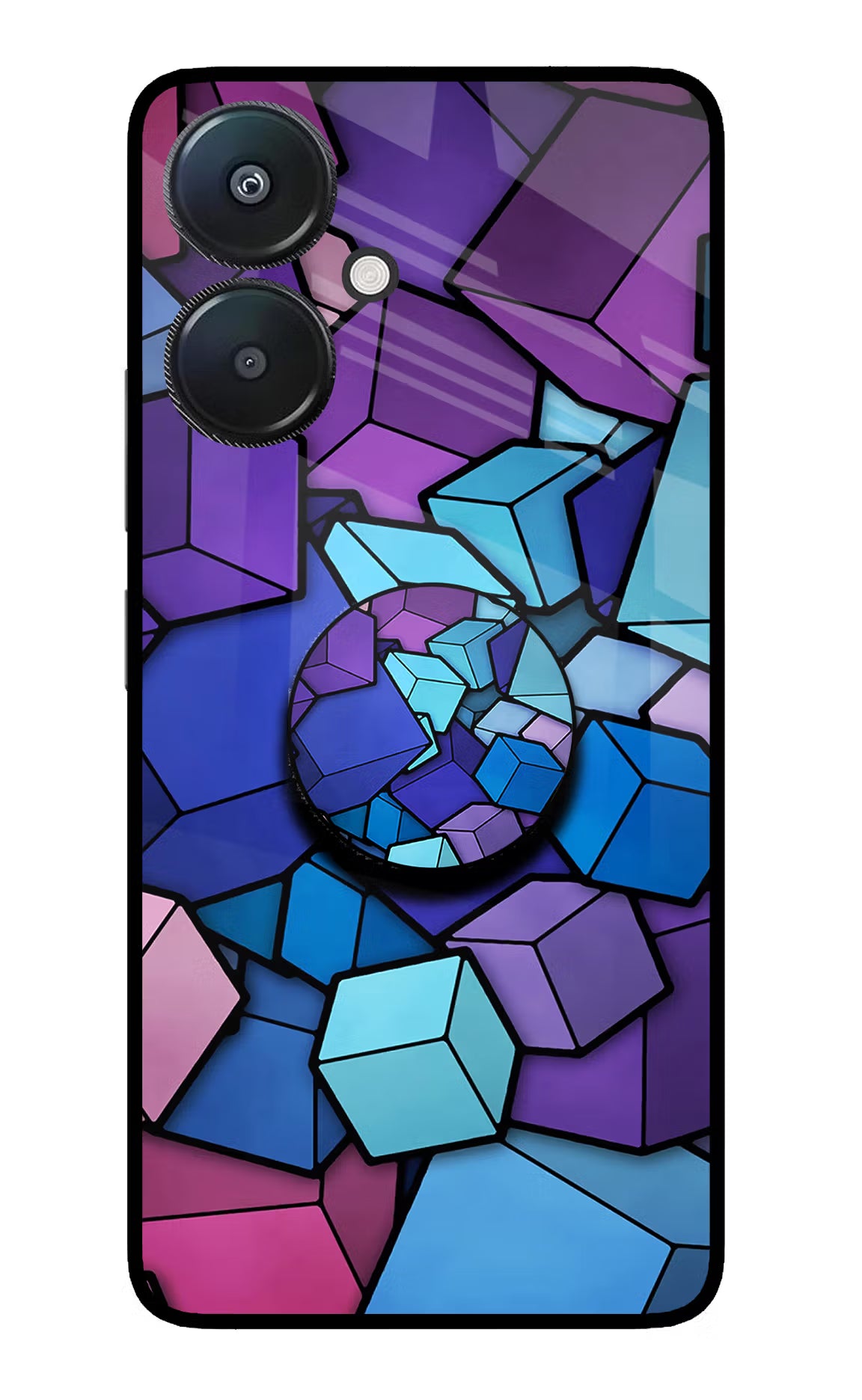 Cubic Abstract Redmi 13C 5G Pop Case by Casekaro