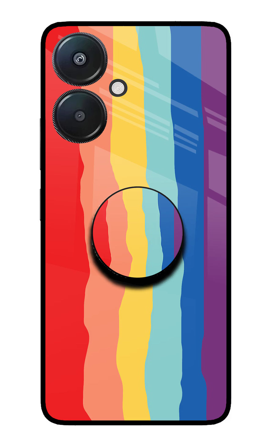 Rainbow Redmi 13C 5G Pop Case, Glass case