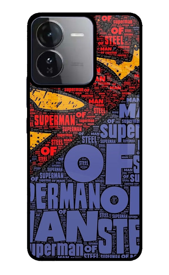 Superman iQOO Z9 5G Glass Case Back Cover by Casekaro