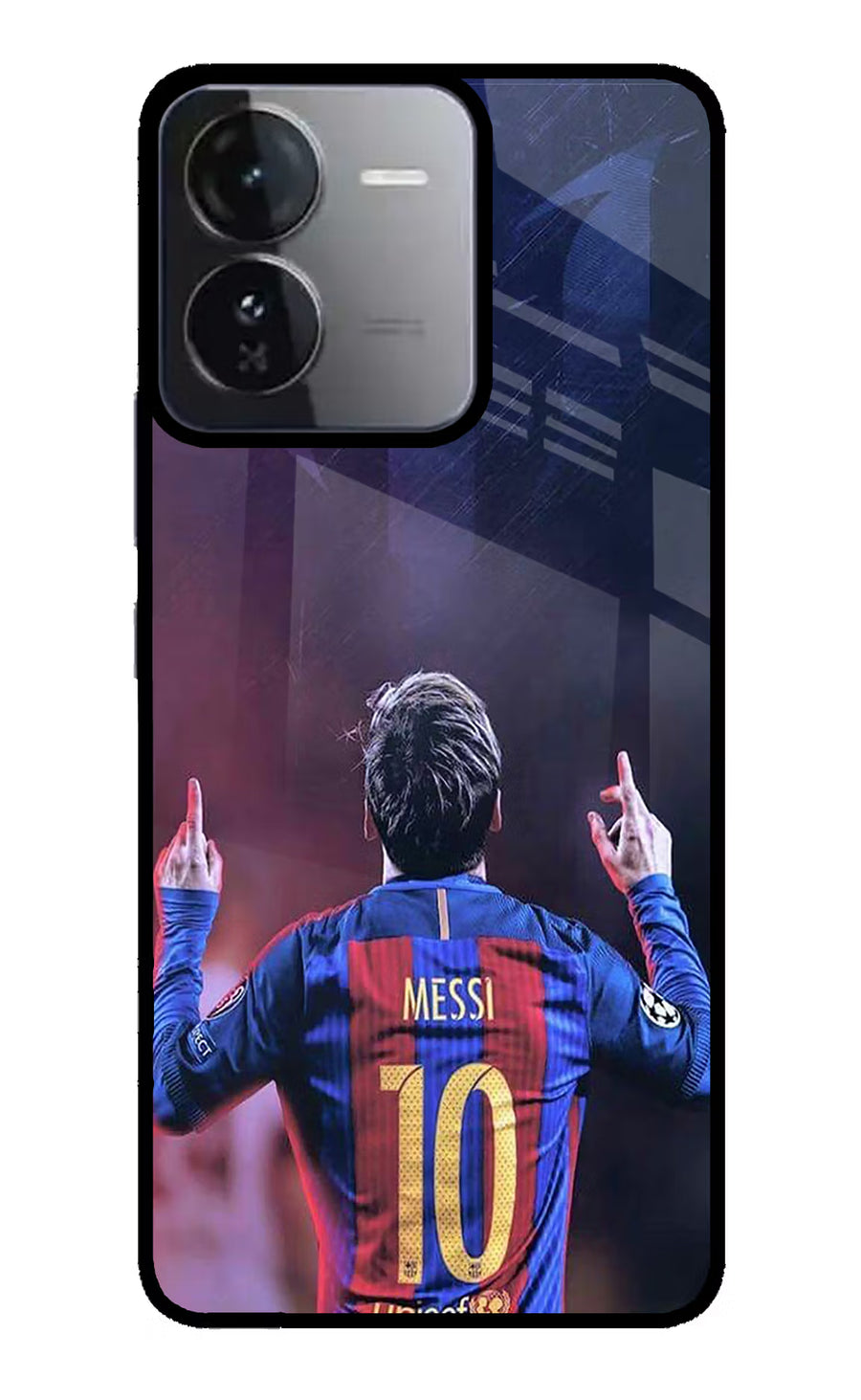 Messi iQOO Z9 5G Back Cover, Glass case