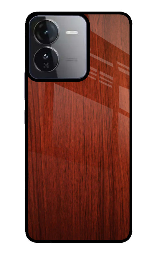 Wooden Plain Pattern iQOO Z9 5G Glass Case