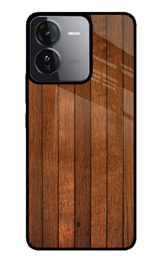 Wooden Artwork Bands iQOO Z9 5G Glass Case