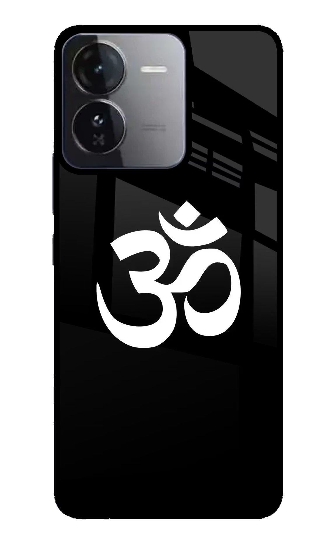 Om iQOO Z9 5G Glass Case Back Cover by Casekaro