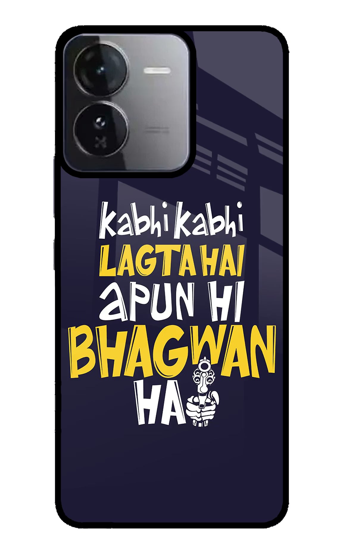 Kabhi Kabhi Lagta Hai Apun Hi Bhagwan Hai iQOO Z9 5G Glass Case
