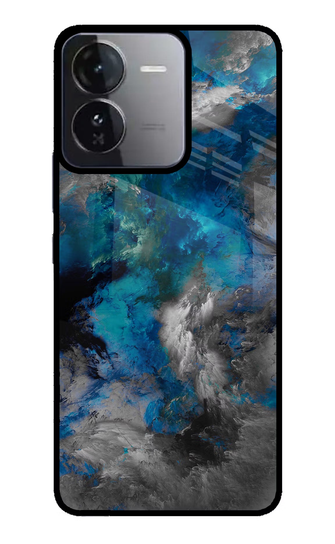 Artwork iQOO Z9 5G Glass Case Back Cover by Casekaro