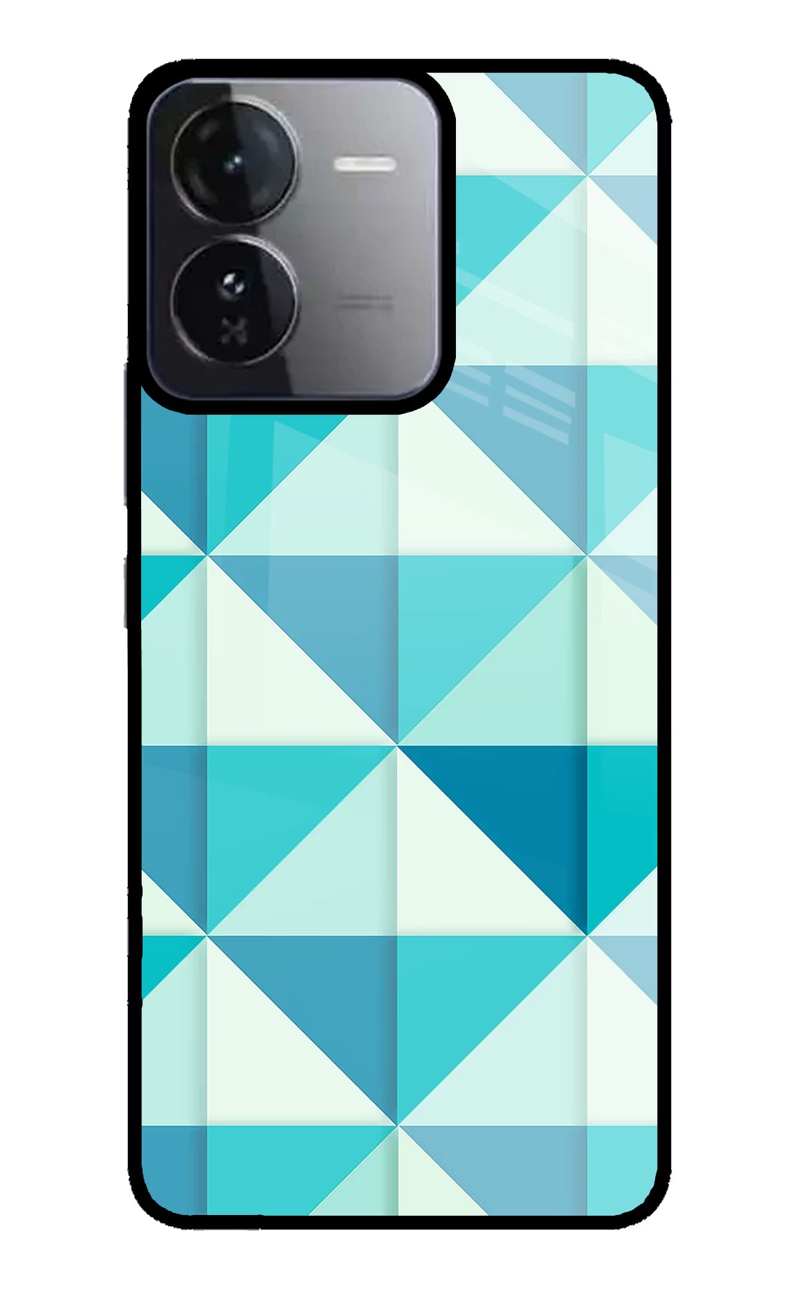 Abstract iQOO Z9 5G Glass Case Back Cover by Casekaro