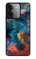 Artwork Paint iQOO Z9 5G Glass Case Back Cover by Casekaro