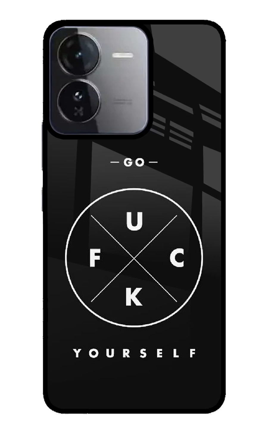 Go Fuck Yourself iQOO Z9 5G Back Cover, Glass case