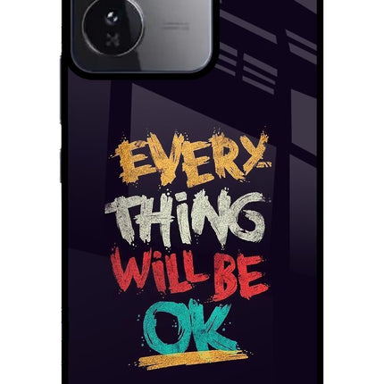 Everything Will Be Ok iQOO Z9 5G Glass Case