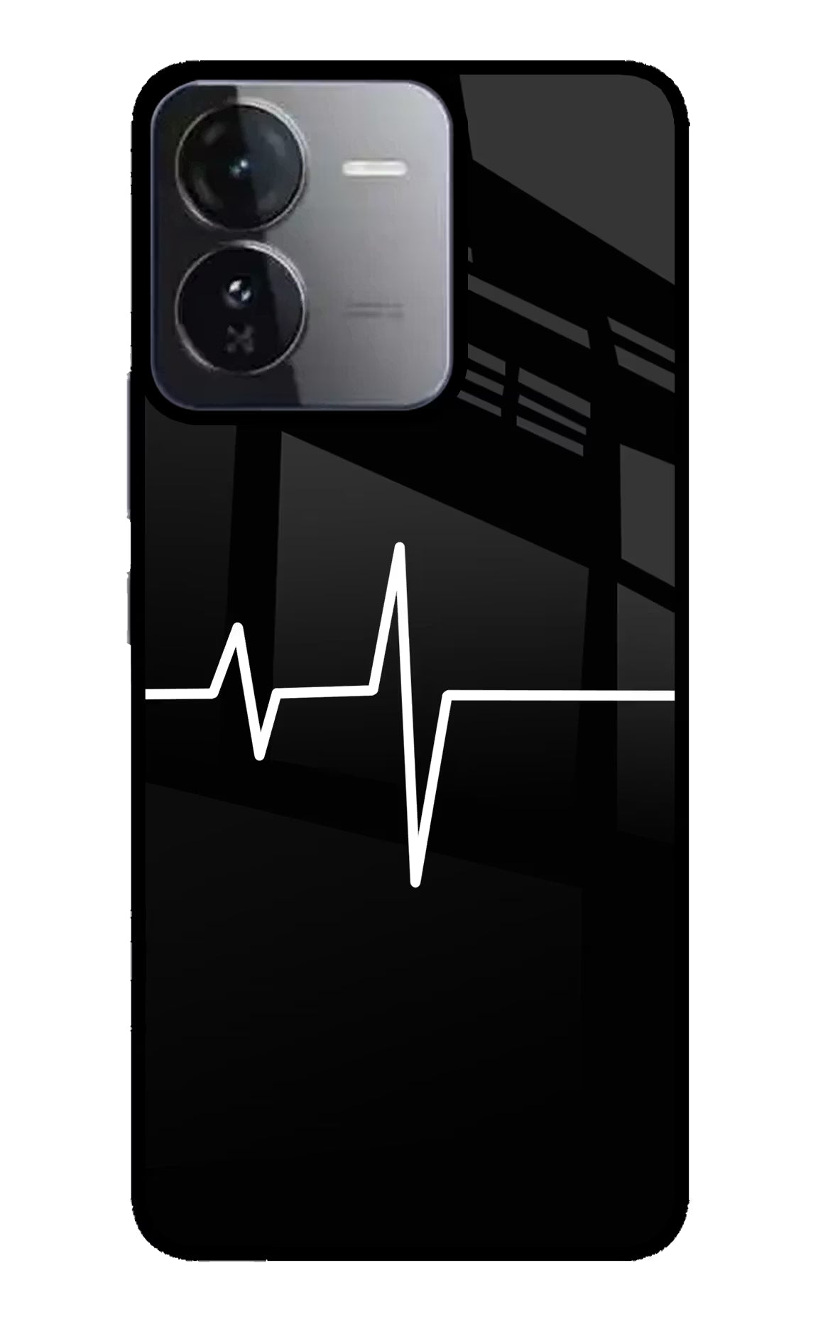 Heart Beats iQOO Z9 5G Glass Case Back Cover by Casekaro