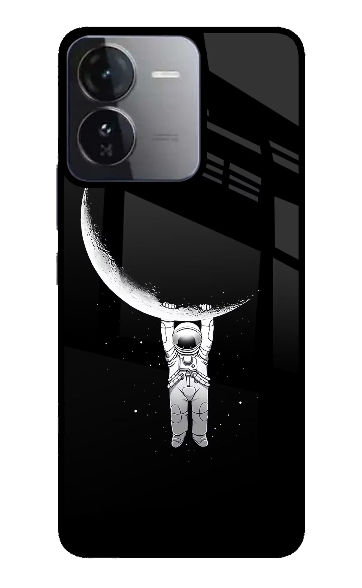 Moon Space iQOO Z9 5G Glass Case Back Cover by Casekaro