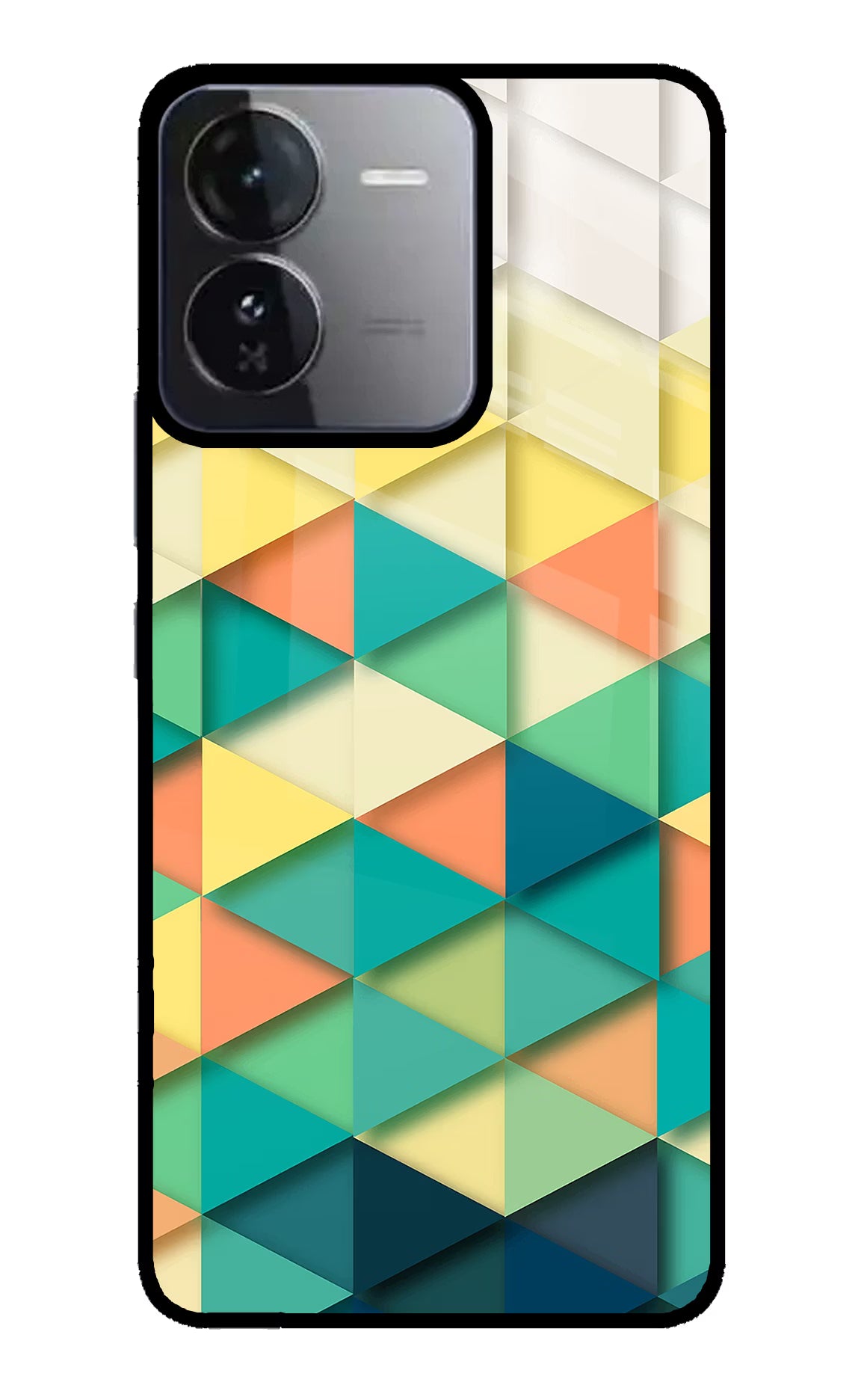 Abstract iQOO Z9 5G Glass Case