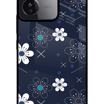 Flowers iQOO Z9 5G Glass Case
