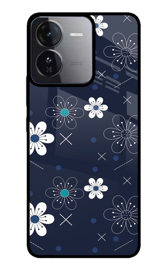 Flowers iQOO Z9 5G Glass Case