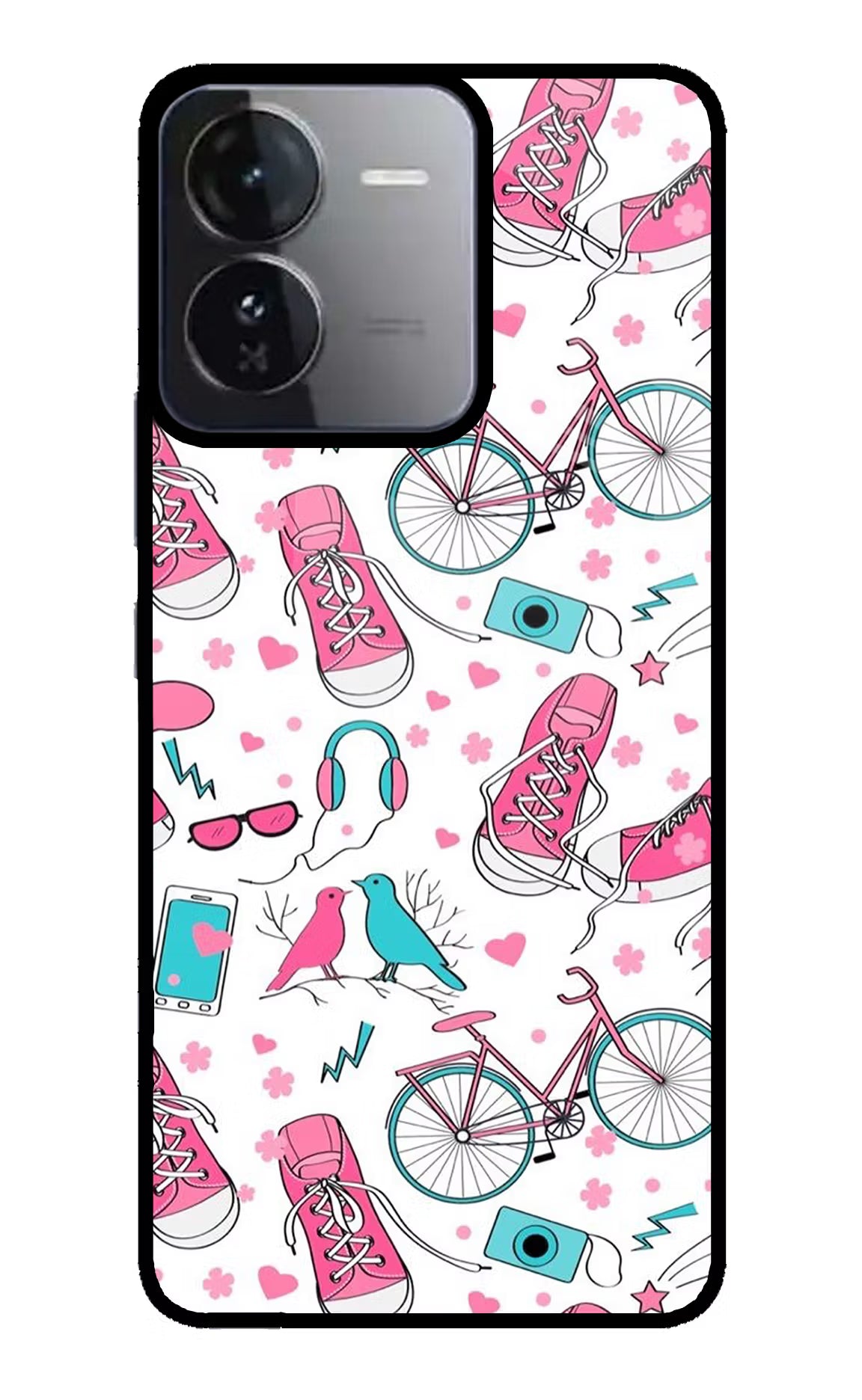 Artwork iQOO Z9 5G Glass Case Back Cover by Casekaro