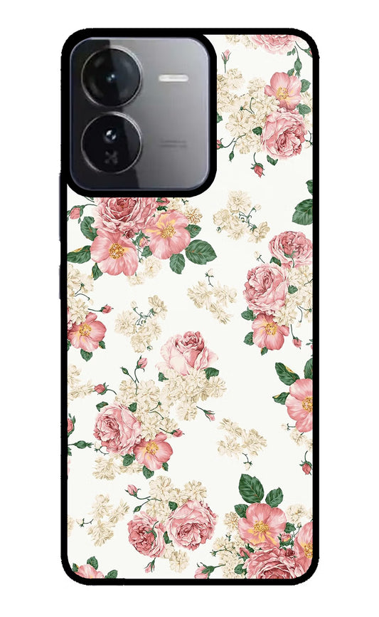 Flowers iQOO Z9 5G Glass Case