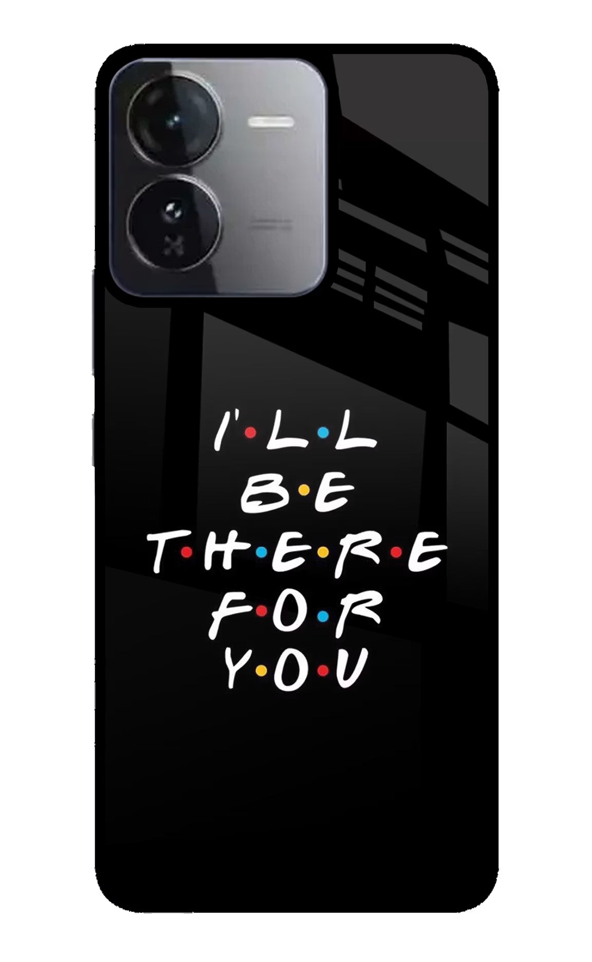 I'll Be There For You iQOO Z9 5G Glass Case Back Cover by Casekaro