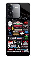 FRIENDS iQOO Z9 5G Glass Case Back Cover by Casekaro