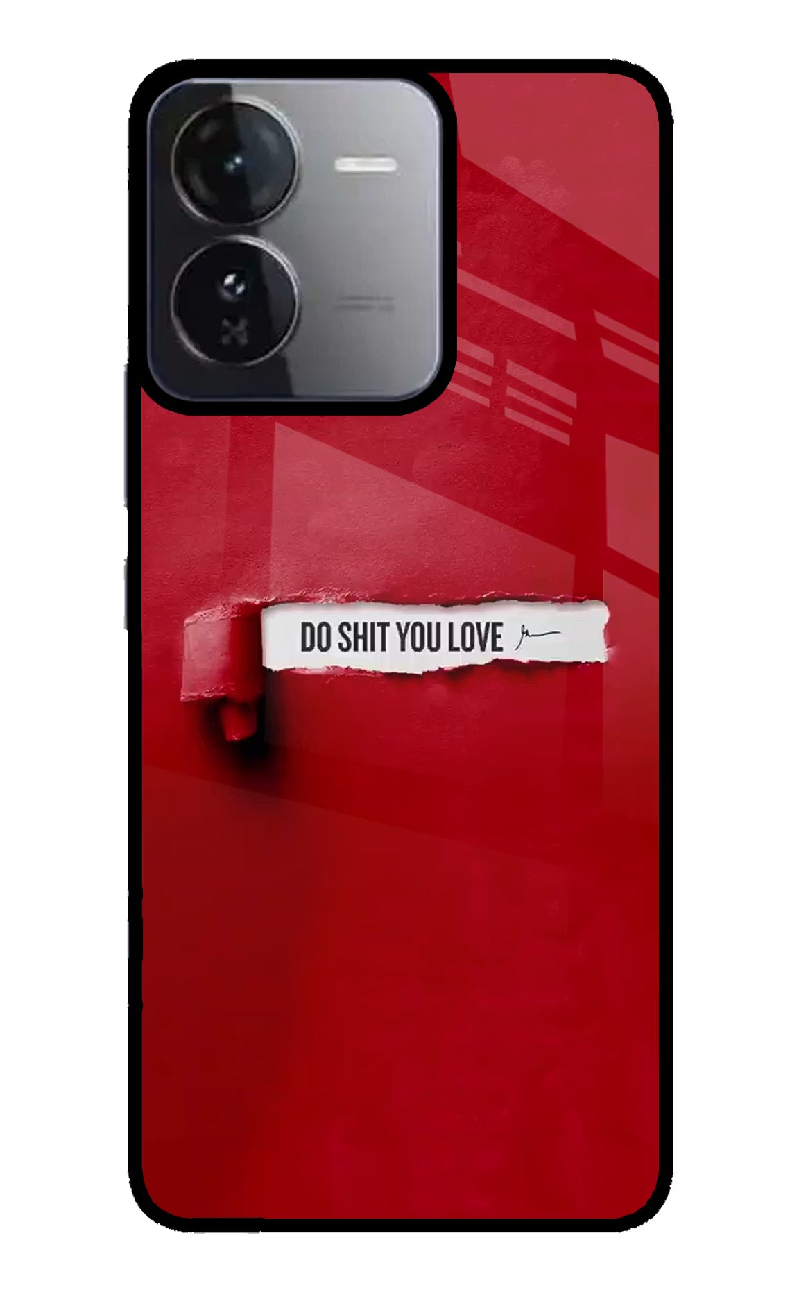 Do Shit You Love iQOO Z9 5G Glass Case Back Cover by Casekaro