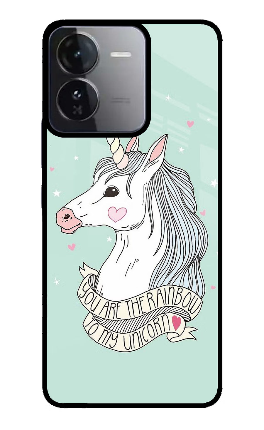 Unicorn Wallpaper iQOO Z9 5G Back Cover, Glass case