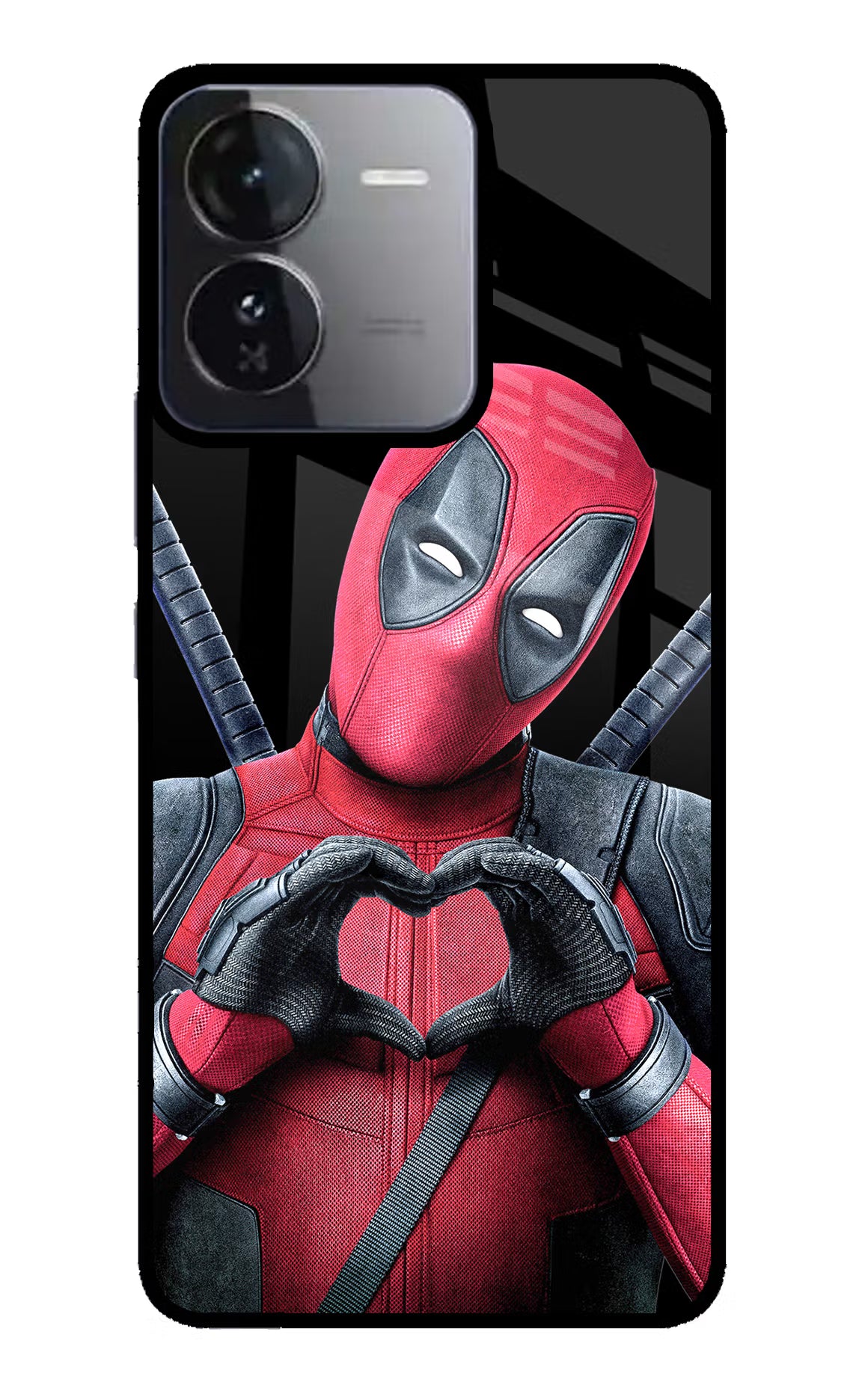 Deadpool iQOO Z9 5G Glass Case Back Cover by Casekaro