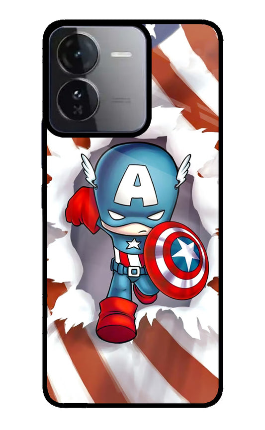 Captain America iQOO Z9 5G Glass Case