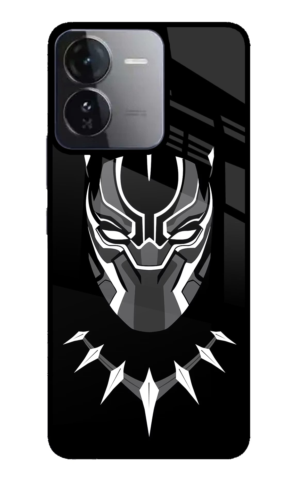 Black Panther iQOO Z9 5G Glass Case Back Cover by Casekaro