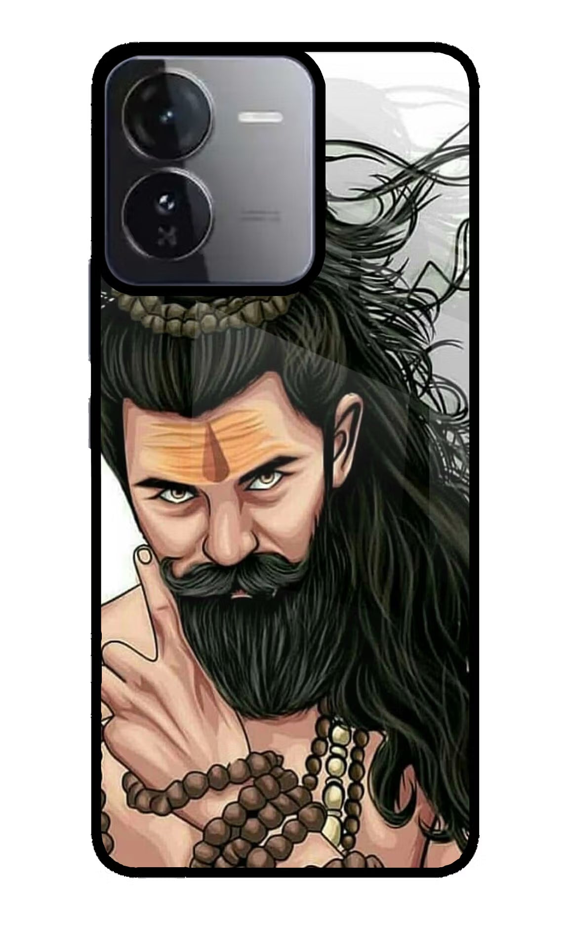 Mahadev iQOO Z9 5G Glass Case Back Cover by Casekaro