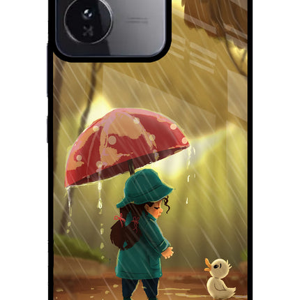 Rainy Day iQOO Z9 5G Glass Case