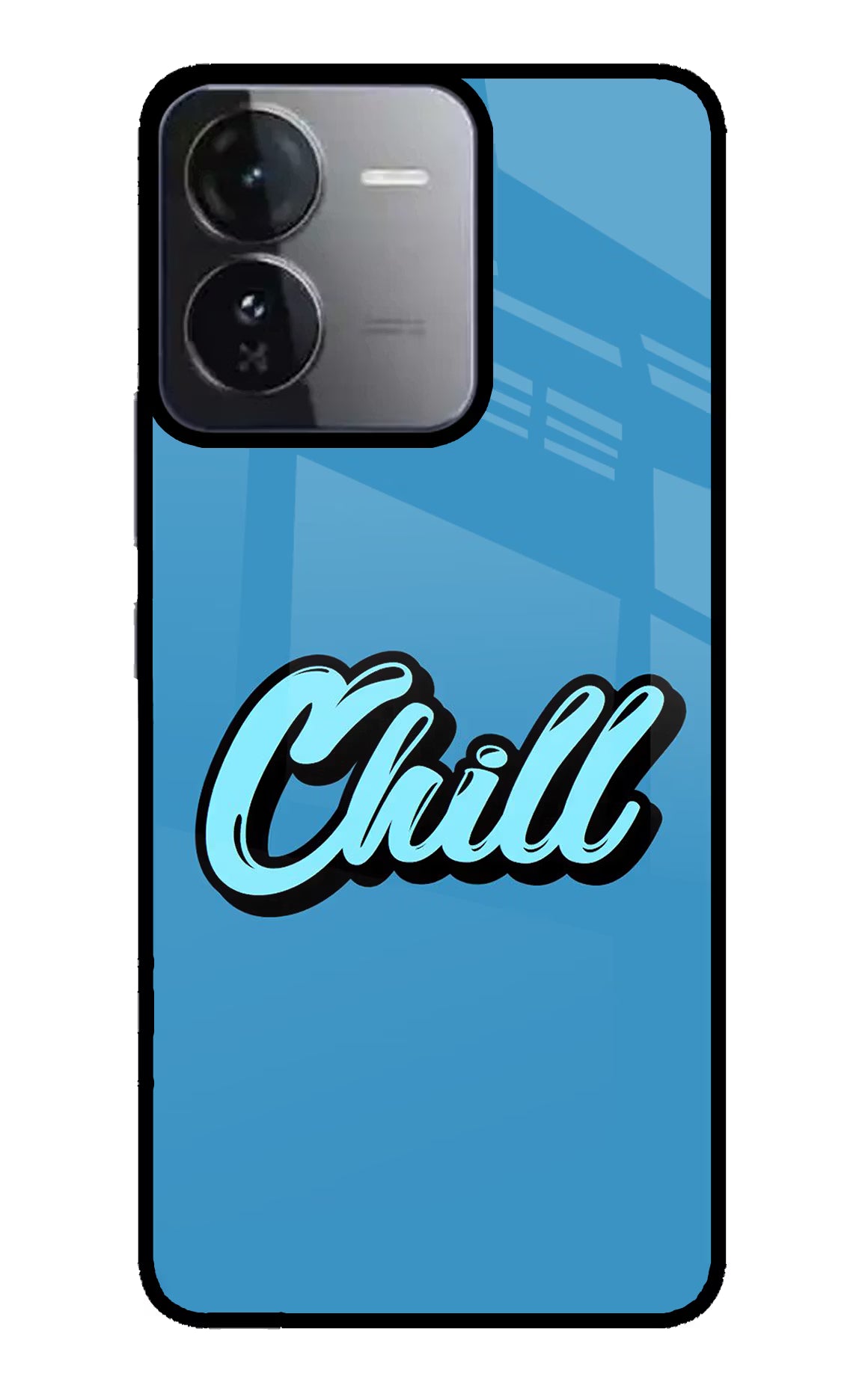 Chill iQOO Z9 5G Glass Case Back Cover by Casekaro