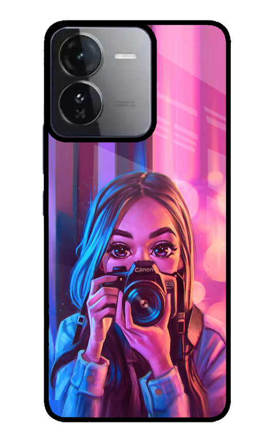Girl Photographer iQOO Z9 5G Glass Case