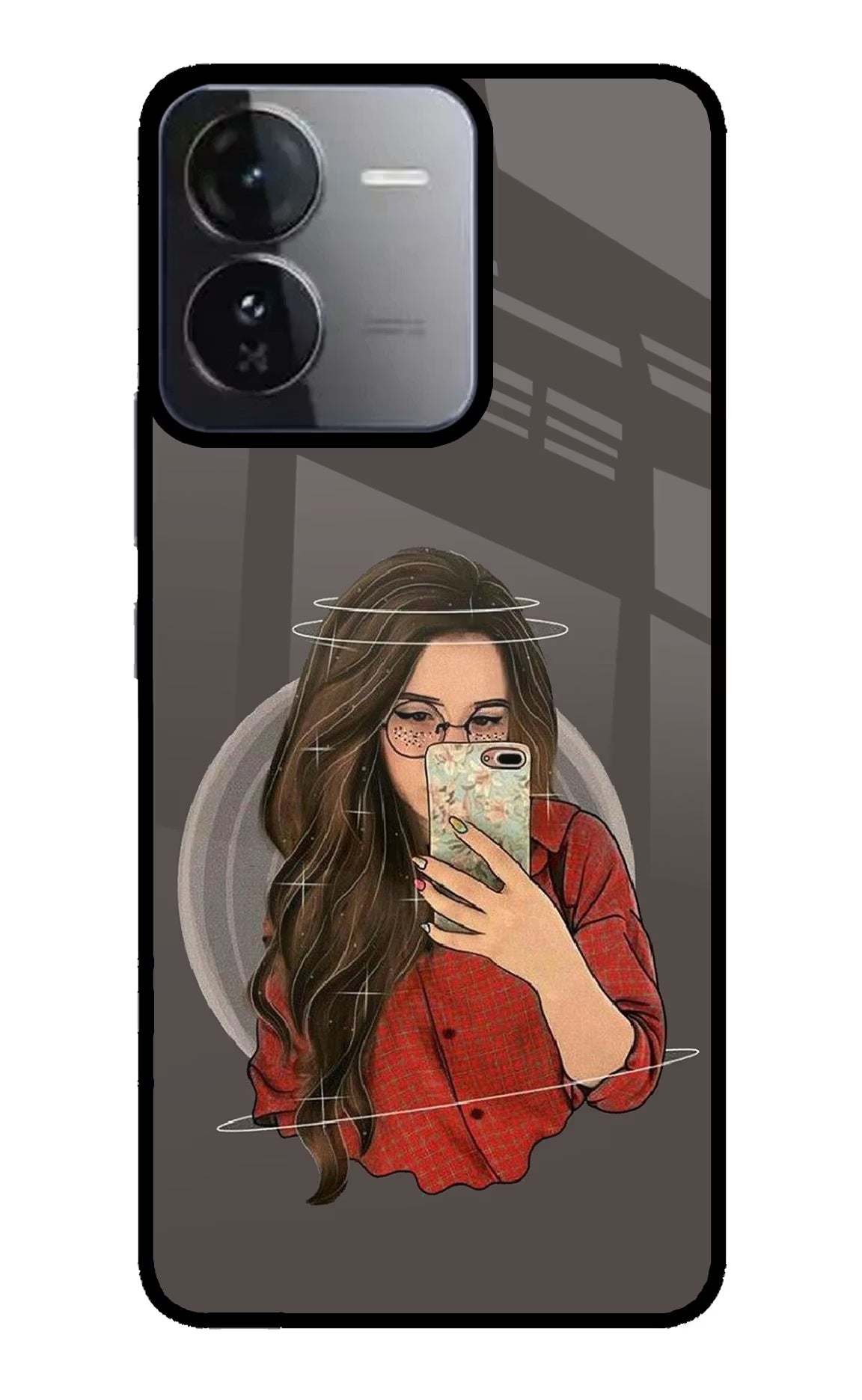 Selfie Queen iQOO Z9 5G Glass Case Back Cover by Casekaro