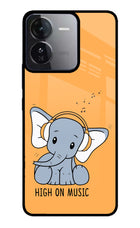 High On Music iQOO Z9 5G Glass Case