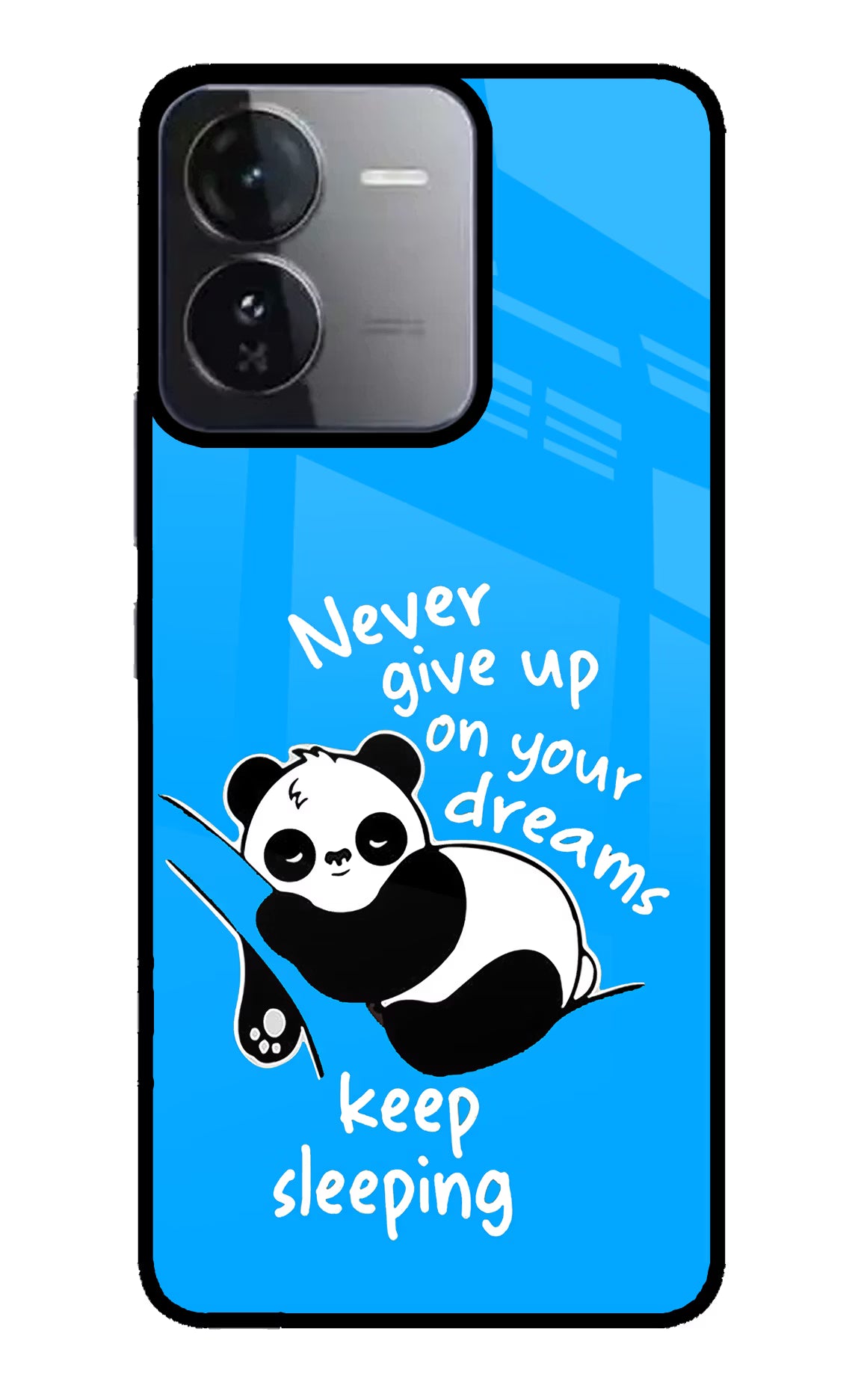 Keep Sleeping iQOO Z9 5G Glass Case Back Cover by Casekaro