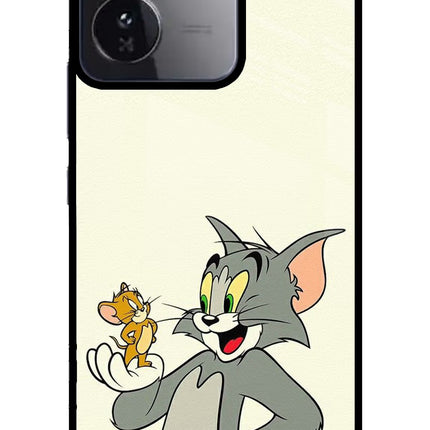 Tom & Jerry iQOO Z9 5G Glass Case