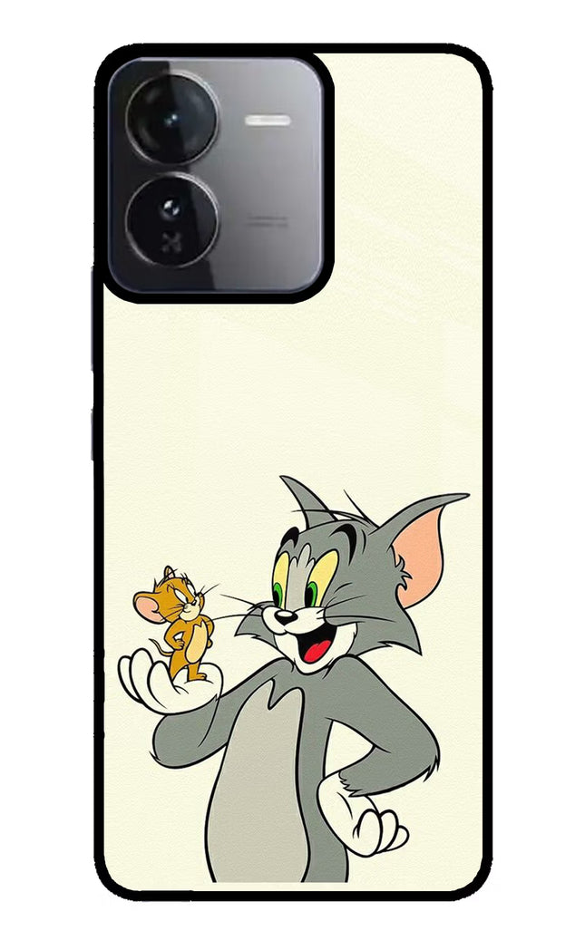 Tom & Jerry iQOO Z9 5G Glass Case Back Cover by Casekaro