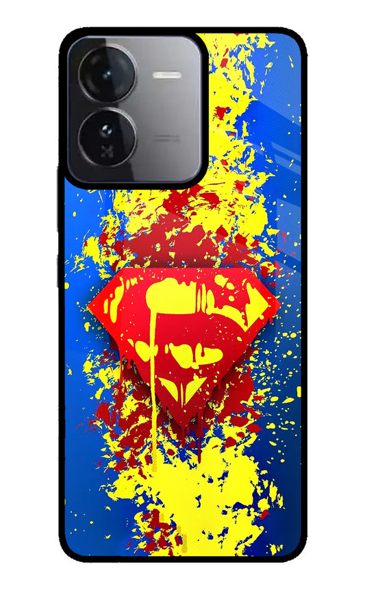 Superman logo iQOO Z9 5G Glass Case