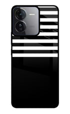 Black and White Print iQOO Z9 5G Glass Case