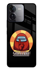 Among Us Shhh! iQOO Z9 5G Glass Case Back Cover by Casekaro