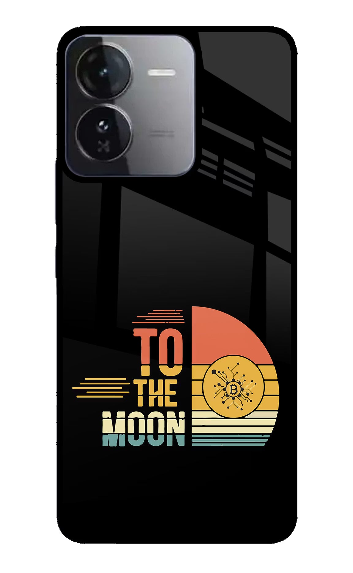 To the Moon iQOO Z9 5G Glass Case Back Cover by Casekaro