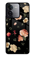 Flowers iQOO Z9 5G Glass Case