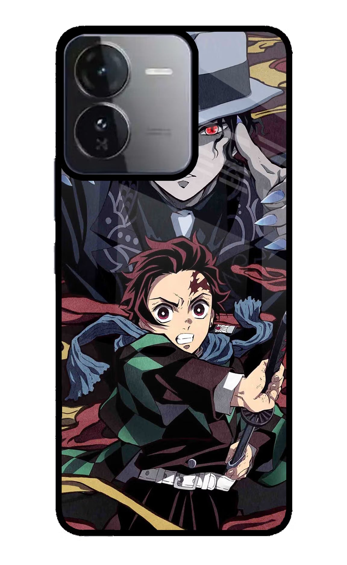 Demon Slayer iQOO Z9 5G Glass Case Back Cover by Casekaro