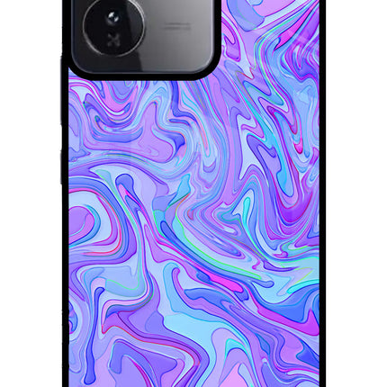 Glitter iQOO Z9 5G Glass Case Back Cover by Casekaro