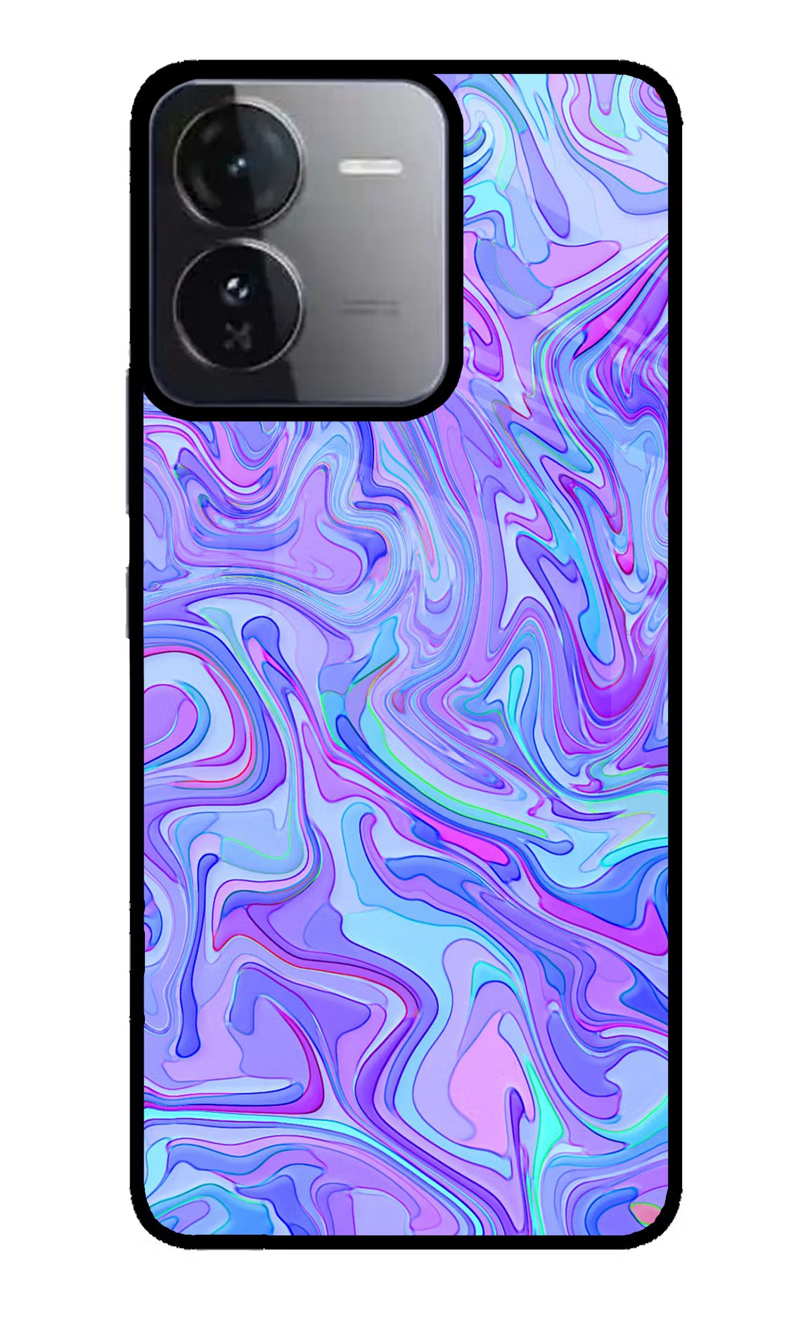 Glitter iQOO Z9 5G Glass Case Back Cover by Casekaro