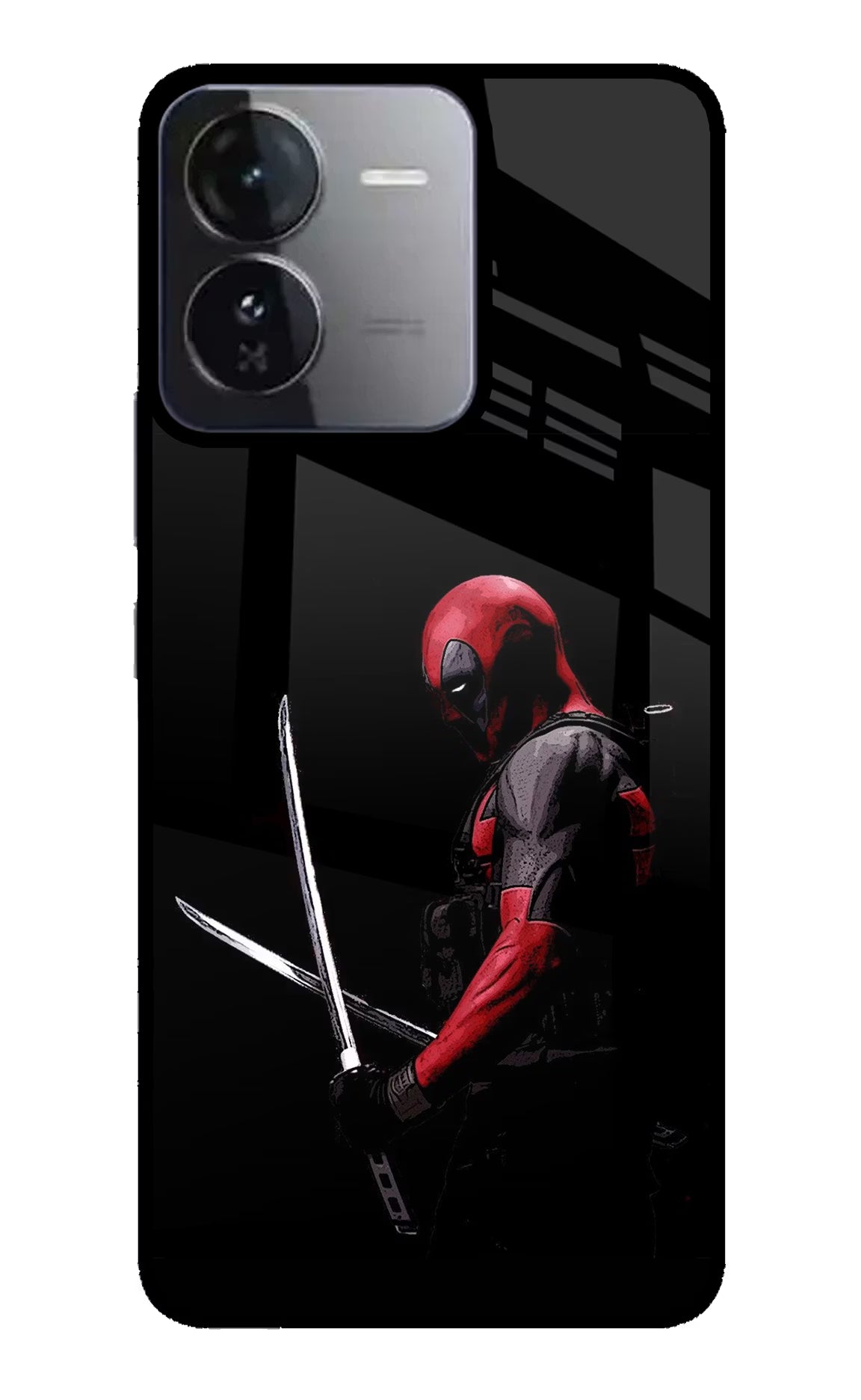 Deadpool iQOO Z9 5G Glass Case Back Cover by Casekaro